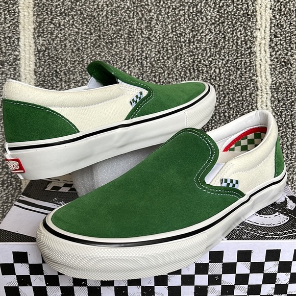 Vans Skate Slip-On Juniper/White MENS - Picture 9 of 16